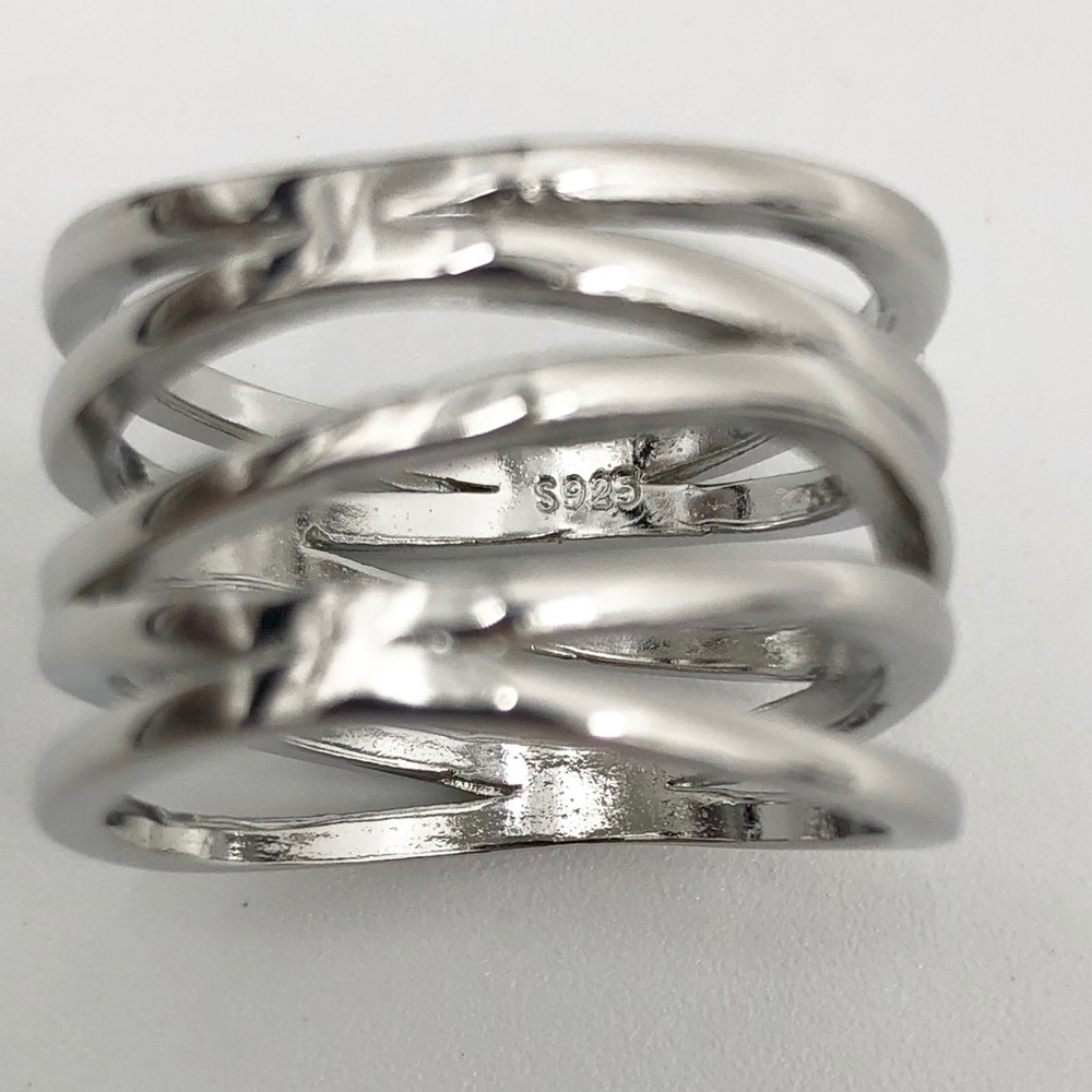 Beautiful 925 silver spiral ring - Picture 6 of 6